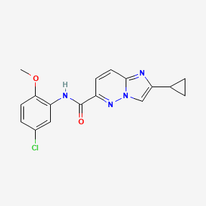 N-(5-chloro-2-methoxyphenyl)-2-cyclopropylimidazo[1,2-b]pyridazine-6-carboxamide