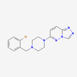 1-[(2-Bromophenyl)methyl]-4-{[1,2,4]triazolo[4,3-b]pyridazin-6-yl}piperazine