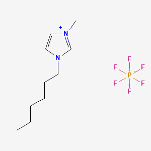 molecular formula C10H19F6N2P B1224687 六氟磷酸1-己基-3-甲基咪唑鎓 CAS No. 304680-35-1