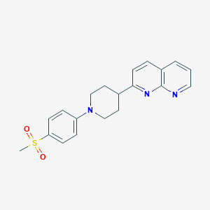 2-[1-(4-Methanesulfonylphenyl)piperidin-4-yl]-1,8-naphthyridine