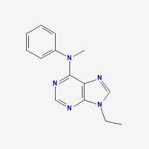 9-ethyl-N-methyl-N-phenyl-9H-purin-6-amine