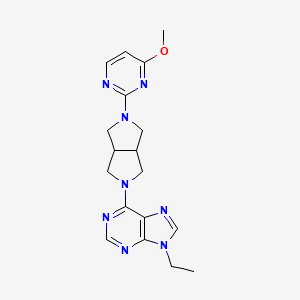 9-ethyl-6-[5-(4-methoxypyrimidin-2-yl)-octahydropyrrolo[3,4-c]pyrrol-2-yl]-9H-purine