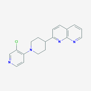 2-[1-(3-Chloropyridin-4-yl)piperidin-4-yl]-1,8-naphthyridine