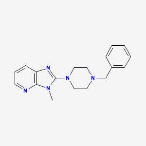 1-benzyl-4-{3-methyl-3H-imidazo[4,5-b]pyridin-2-yl}piperazine