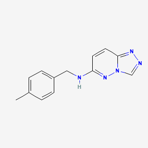 N-[(4-methylphenyl)methyl]-[1,2,4]triazolo[4,3-b]pyridazin-6-amine