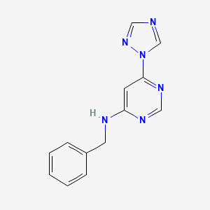 N-benzyl-6-(1H-1,2,4-triazol-1-yl)pyrimidin-4-amine