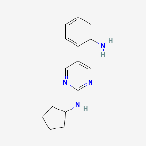 5-(2-aminophenyl)-N-cyclopentylpyrimidin-2-amine