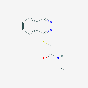 2-[(4-methylphthalazin-1-yl)sulfanyl]-N-propylacetamide