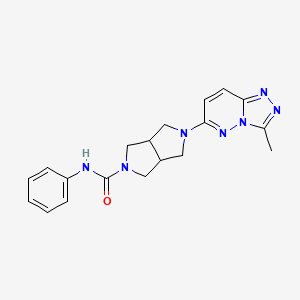 5-{3-methyl-[1,2,4]triazolo[4,3-b]pyridazin-6-yl}-N-phenyl-octahydropyrrolo[3,4-c]pyrrole-2-carboxamide