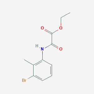 Ethyl [(3-bromo-2-methylphenyl)carbamoyl]formate