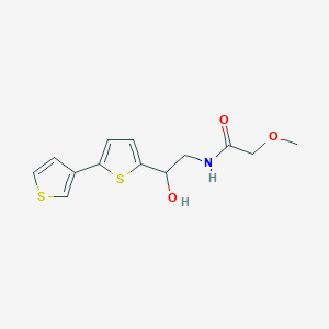 N-(2-{[2,3'-bithiophene]-5-yl}-2-hydroxyethyl)-2-methoxyacetamide