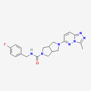 N-[(4-fluorophenyl)methyl]-5-{3-methyl-[1,2,4]triazolo[4,3-b]pyridazin-6-yl}-octahydropyrrolo[3,4-c]pyrrole-2-carboxamide