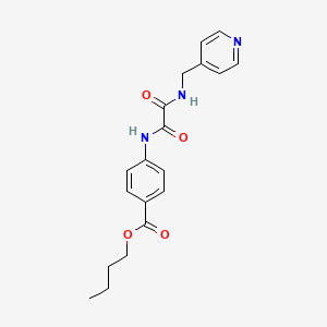 4-[[1,2-Dioxo-2-(pyridin-4-ylmethylamino)ethyl]amino]benzoic acid butyl ester