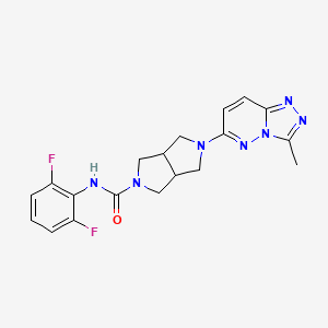 N-(2,6-difluorophenyl)-5-{3-methyl-[1,2,4]triazolo[4,3-b]pyridazin-6-yl}-octahydropyrrolo[3,4-c]pyrrole-2-carboxamide