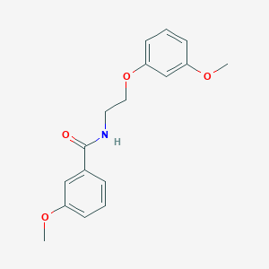 3-methoxy-N-[2-(3-methoxyphenoxy)ethyl]benzamide