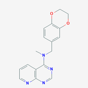 N-[(2,3-dihydro-1,4-benzodioxin-6-yl)methyl]-N-methylpyrido[2,3-d]pyrimidin-4-amine