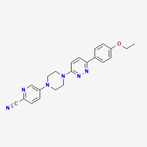 5-{4-[6-(4-Ethoxyphenyl)pyridazin-3-yl]piperazin-1-yl}pyridine-2-carbonitrile