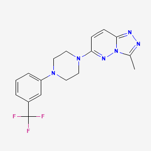 1-{3-Methyl-[1,2,4]triazolo[4,3-b]pyridazin-6-yl}-4-[3-(trifluoromethyl)phenyl]piperazine