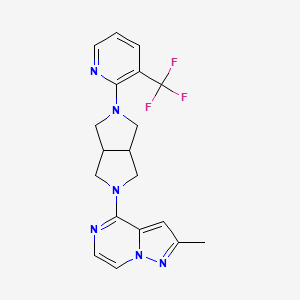 2-(5-{2-Methylpyrazolo[1,5-a]pyrazin-4-yl}-octahydropyrrolo[3,4-c]pyrrol-2-yl)-3-(trifluoromethyl)pyridine