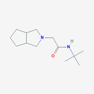 N-tert-butyl-2-{octahydrocyclopenta[c]pyrrol-2-yl}acetamide