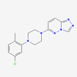 1-(5-Chloro-2-methylphenyl)-4-{[1,2,4]triazolo[4,3-b]pyridazin-6-yl}piperazine