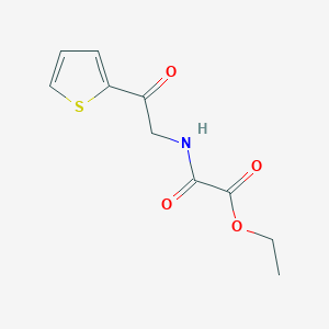 Ethyl {[2-oxo-2-(thiophen-2-yl)ethyl]carbamoyl}formate