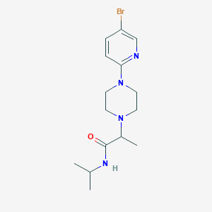 2-[4-(5-bromopyridin-2-yl)piperazin-1-yl]-N-(propan-2-yl)propanamide