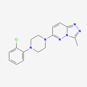 1-(2-Chlorophenyl)-4-{3-methyl-[1,2,4]triazolo[4,3-b]pyridazin-6-yl}piperazine