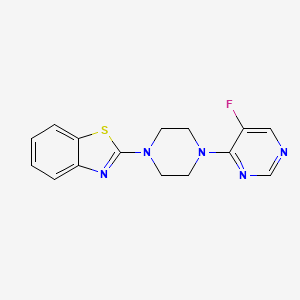 2-[4-(5-Fluoropyrimidin-4-yl)piperazin-1-yl]-1,3-benzothiazole