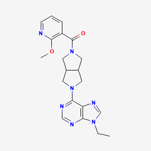 9-ethyl-6-[5-(2-methoxypyridine-3-carbonyl)-octahydropyrrolo[3,4-c]pyrrol-2-yl]-9H-purine