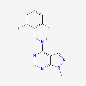 N-[(2,6-difluorophenyl)methyl]-1-methyl-1H-pyrazolo[3,4-d]pyrimidin-4-amine