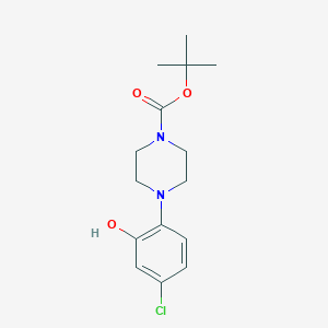 Tert-butyl 4-(4-chloro-2-hydroxyphenyl)piperazine-1-carboxylate