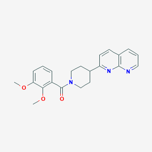 2-[1-(2,3-Dimethoxybenzoyl)piperidin-4-yl]-1,8-naphthyridine