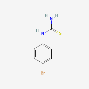 molecular formula C7H7BrN2S B1224846 4-溴苯硫脲 CAS No. 2646-30-2