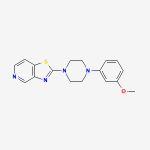 1-(3-Methoxyphenyl)-4-{[1,3]thiazolo[4,5-c]pyridin-2-yl}piperazine