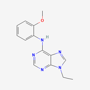 9-ethyl-N-(2-methoxyphenyl)-9H-purin-6-amine