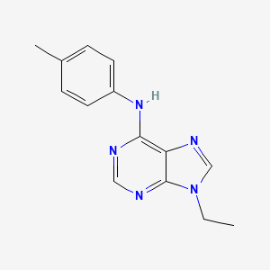 9-ethyl-N-(4-methylphenyl)-9H-purin-6-amine