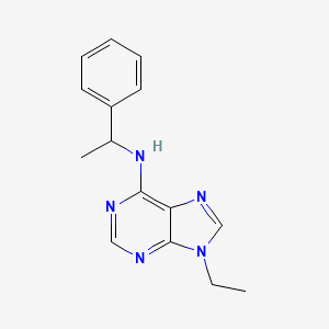 9-ethyl-N-(1-phenylethyl)-9H-purin-6-amine