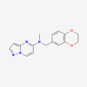 N-[(2,3-dihydro-1,4-benzodioxin-6-yl)methyl]-N-methylpyrazolo[1,5-a]pyrimidin-5-amine