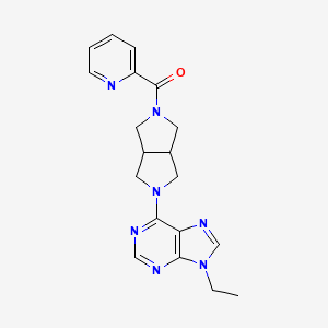 9-ethyl-6-[5-(pyridine-2-carbonyl)-octahydropyrrolo[3,4-c]pyrrol-2-yl]-9H-purine