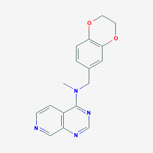 N-[(2,3-dihydro-1,4-benzodioxin-6-yl)methyl]-N-methylpyrido[3,4-d]pyrimidin-4-amine