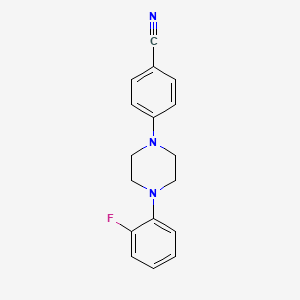 4-[4-(2-Fluorophenyl)piperazin-1-yl]benzonitrile