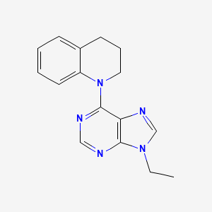 1-(9-ethyl-9H-purin-6-yl)-1,2,3,4-tetrahydroquinoline