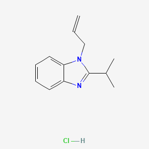 molecular formula C13H17ClN2 B12249009 1-allyl-2-isopropyl-1H-benzo[d]imidazole hydrochloride 