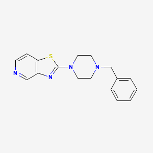 1-Benzyl-4-{[1,3]thiazolo[4,5-c]pyridin-2-yl}piperazine