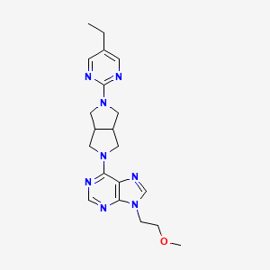 6-[5-(5-ethylpyrimidin-2-yl)-octahydropyrrolo[3,4-c]pyrrol-2-yl]-9-(2-methoxyethyl)-9H-purine