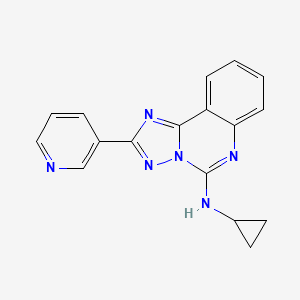 N-cyclopropyl-2-(pyridin-3-yl)-[1,2,4]triazolo[1,5-c]quinazolin-5-amine