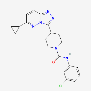 N-(3-chlorophenyl)-4-{6-cyclopropyl-[1,2,4]triazolo[4,3-b]pyridazin-3-yl}piperidine-1-carboxamide