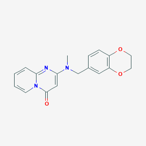 2-{[(2,3-dihydro-1,4-benzodioxin-6-yl)methyl](methyl)amino}-4H-pyrido[1,2-a]pyrimidin-4-one