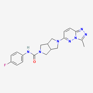 N-(4-fluorophenyl)-5-{3-methyl-[1,2,4]triazolo[4,3-b]pyridazin-6-yl}-octahydropyrrolo[3,4-c]pyrrole-2-carboxamide